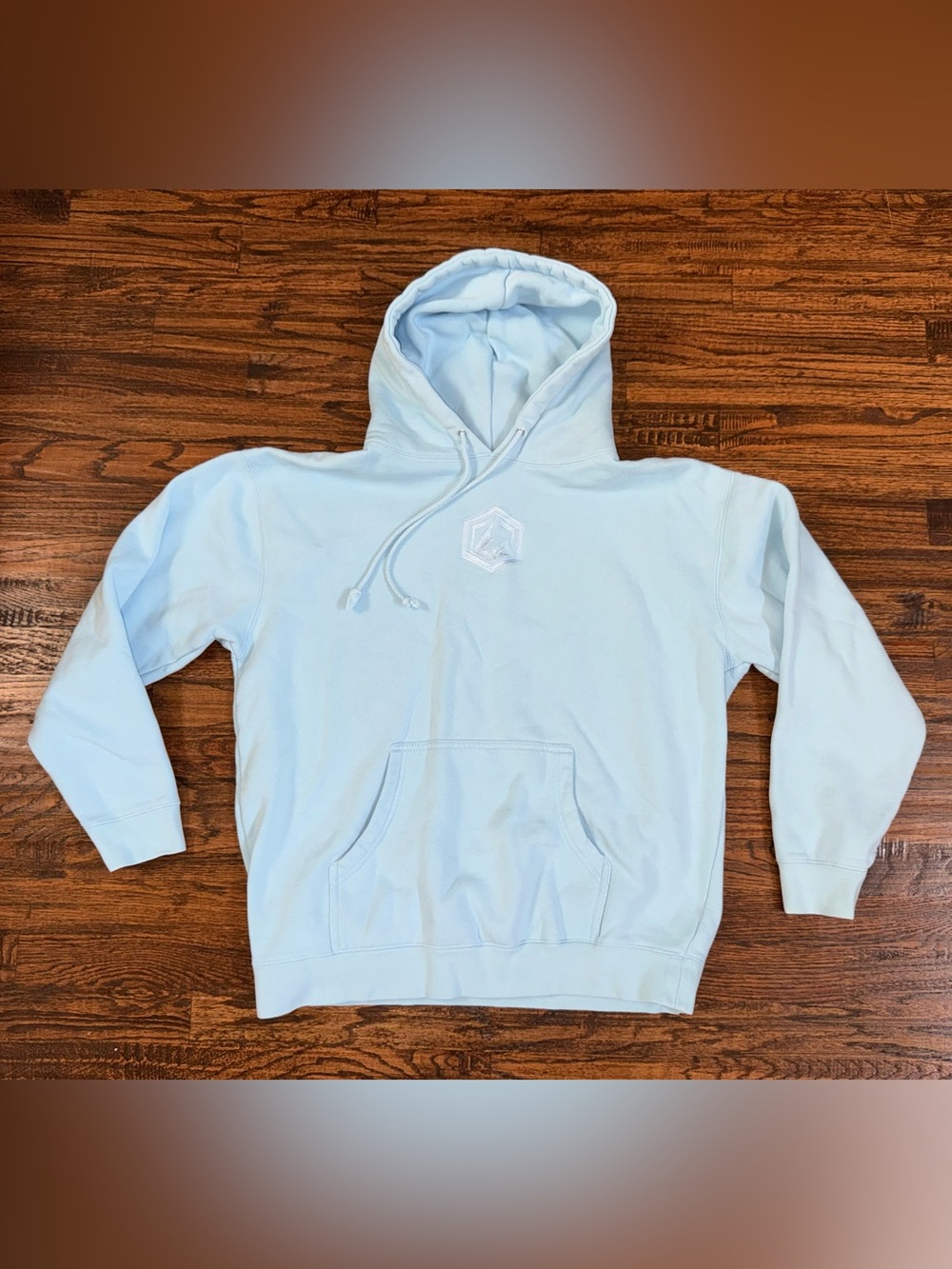 TrainwrecksTV Streamer Twitch Blue Ice Hoodie Ape Gang Logo Gamer Sz Large